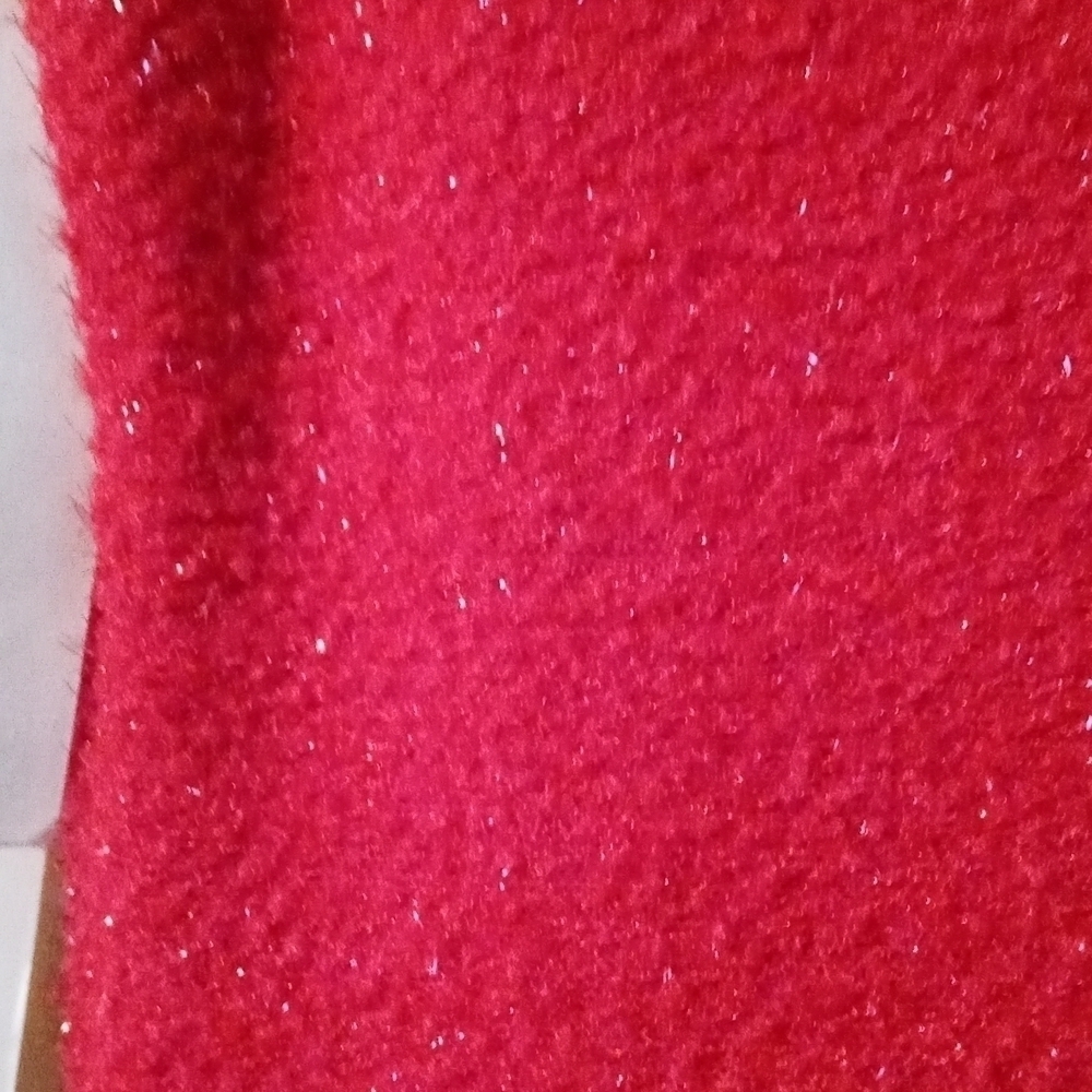 NWT MICA red party dress red turtleneck petite - Picture 9 of 12